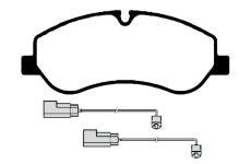 Sada brzdových destiček, kotoučová brzda RAICAM RA.1028.0