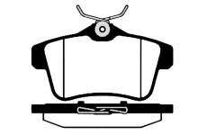 Sada brzdových destiček, kotoučová brzda RAICAM RA.1040.0