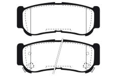 Sada brzdových destiček, kotoučová brzda RAICAM RA.1054.0