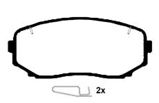Sada brzdových destiček, kotoučová brzda RAICAM RA.1062.1