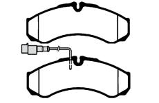 Sada brzdových destiček, kotoučová brzda RAICAM RA.1073.0