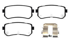 Sada brzdových destiček, kotoučová brzda RAICAM RA.1097.0K1