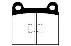 Sada brzdových destiček, kotoučová brzda RAICAM RA.0111.0