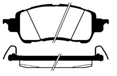 Sada brzdových destiček, kotoučová brzda RAICAM RA.1115.0