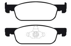 Sada brzdových destiček, kotoučová brzda RAICAM RA.1146.0