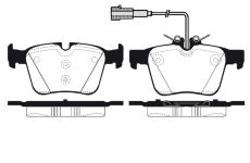 Sada brzdových destiček, kotoučová brzda RAICAM RA.1165.0