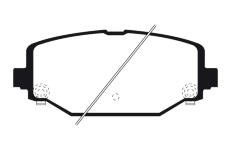Sada brzdových destiček, kotoučová brzda RAICAM RA.1168.0