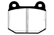 Sada brzdových destiček, kotoučová brzda RAICAM RA.0118.0