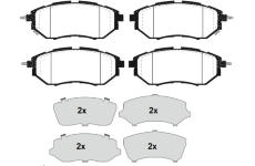 Sada brzdových destiček, kotoučová brzda RAICAM RA.1185.0