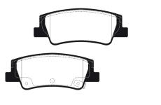 Sada brzdových destiček, kotoučová brzda RAICAM RA.1376.0