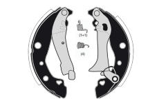 Sada brzdových čelistí RAICAM RA20020