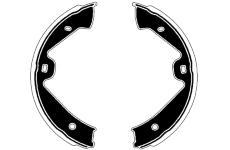 Sada brzdových čelistí, parkovací brzda RAICAM RA20540