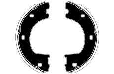 Sada brzdových čelistí, parkovací brzda RAICAM RA20610