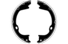 Sada brzdových čelistí, parkovací brzda RAICAM RA20750