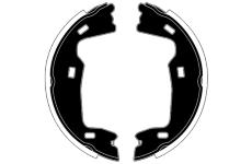 Sada brzdových čelistí, parkovací brzda RAICAM RA22570