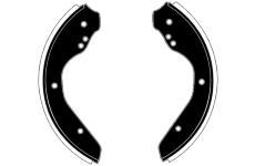 Sada brzdových čelistí RAICAM RA23900