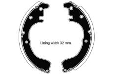 Sada brzdových čelistí RAICAM RA24550