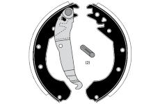 Sada brzdových čelistí RAICAM RA24650