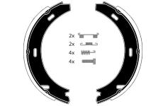 Sada brzdových čelistí, parkovací brzda RAICAM RA24732