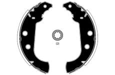 Sada brzdových čelistí RAICAM RA24981