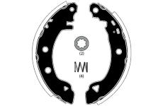 Sada brzdových čelistí RAICAM RA24990