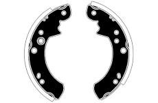 Sada brzdových čelistí RAICAM RA25060