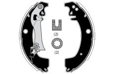 Sada brzdových čelistí RAICAM RA25091