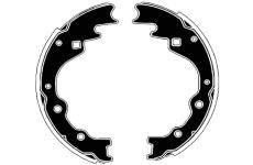 Sada brzdových čelistí RAICAM RA25450