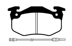 Sada brzdových destiček, kotoučová brzda RAICAM RA.0256.2