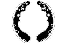 Sada brzdových čelistí RAICAM RA25650