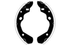 Sada brzdových čelistí RAICAM RA25800