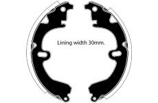 Sada brzdových čelistí RAICAM RA25860