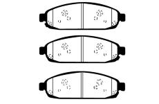 Sada brzdových destiček, kotoučová brzda RAICAM RA.0269.0