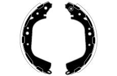 Sada brzdových čelistí RAICAM RA27040