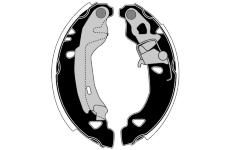 Sada brzdových čelistí RAICAM RA27080