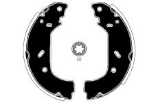 Sada brzdových čelistí RAICAM RA27130