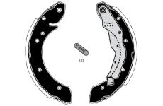 Sada brzdových čelistí RAICAM RA27170