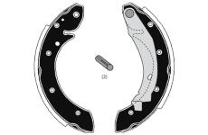 Sada brzdových čelistí RAICAM RA27290