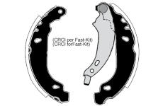 Sada brzdových čelistí RAICAM RA27480