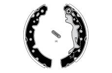 Sada brzdových čelistí RAICAM RA27860