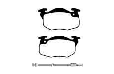 Sada brzdových destiček, kotoučová brzda RAICAM RA.0285.0