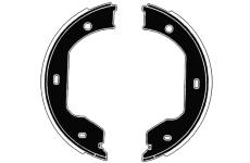 Sada brzdových čelistí, parkovací brzda RAICAM RA28620