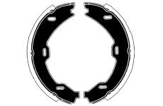 Sada brzdových čelistí, parkovací brzda RAICAM RA28630