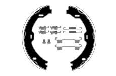Sada brzdových čelistí, parkovací brzda RAICAM RA29011