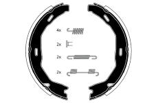 Sada brzdových čelistí, parkovací brzda RAICAM RA29281