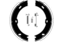 Sada brzdových čelistí, parkovací brzda RAICAM RA29301