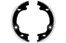 Sada brzdových čelistí, parkovací brzda RAICAM RA29940