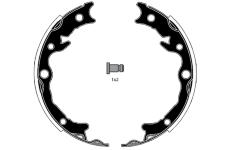 Sada brzdových čelistí, parkovací brzda RAICAM RA30170