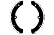 Sada brzdových čelistí, parkovací brzda RAICAM RA30180