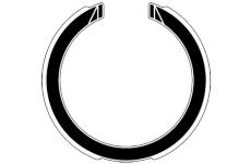 Sada brzdových čelistí, parkovací brzda RAICAM RA30590